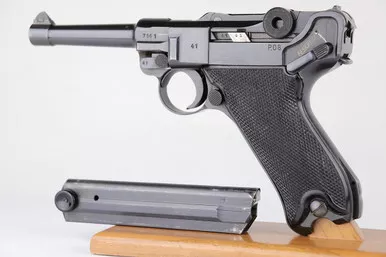 SOLD - Beautiful Black Widow Mauser Luger - 1942 (7541l - 11119)