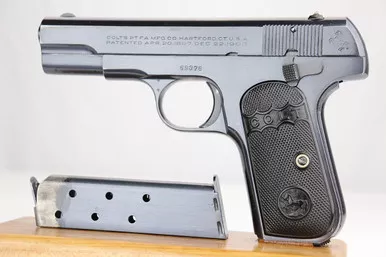 SOLD - Beautiful Colt M1908 Hammerless - 1922