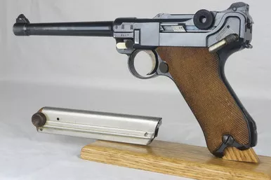SOLD - Beautiful, Rare 1917 German Navy Luger - Matching Magazine