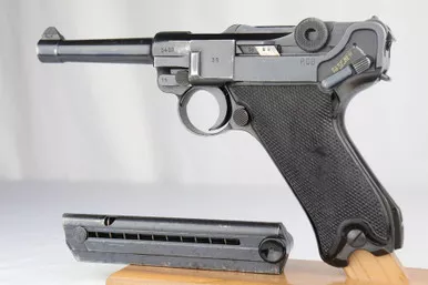 SOLD - Black Widow Mauser Luger (3439n - 09148)