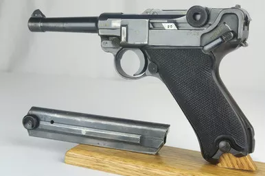 SOLD - Black Widow Mauser Luger (4920 - 06824)
