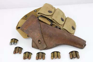 SOLD - Colt / S&W M1917 Revolver Holster - 1942