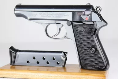 SOLD - Early, Excellent SS Walther PP - Matching Magazine