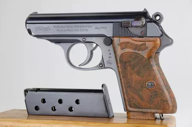 SOLD - Early Walther PPK - Rare Police Marking