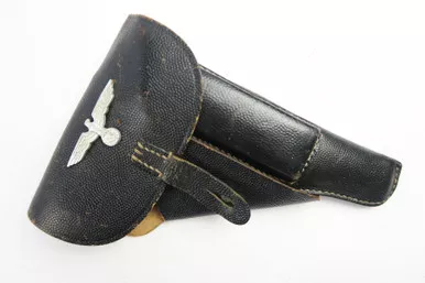 SOLD - Embellished P.38 Pebble Grain P.38 Holster