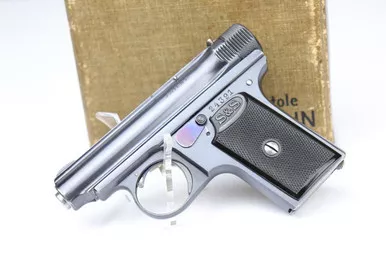 SOLD -Excellent 1913 Sauer - Original Matching Box