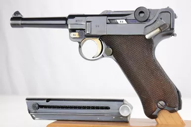 SOLD - Excellent 1936 Nazi Mauser Luger (4168k - 10530)