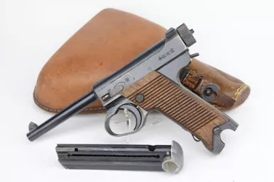 SOLD - Excellent 1944 Nambu Type 14 Rig - Matching Magazine