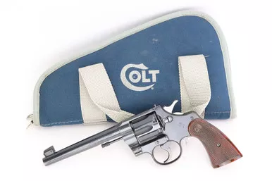 SOLD - Excellent 1950 Colt Officers Model Target Revolver - .38