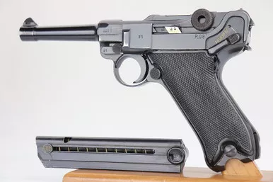 SOLD - Excellent Black Widow Mauser Luger (2221z - 11388)