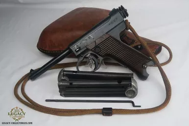 SOLD - Excellent Nambu Type 14 Rig - Two Matching Magazines