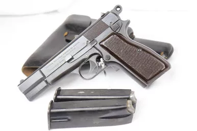 SOLD - Excellent Nazi Browning Hi Power rig (46253b - 08234)