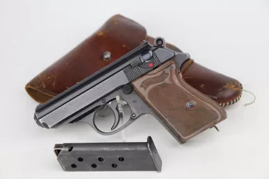 SOLD - Excellent Police Eagle/C Walther PPK Rig (390012k - 12793)