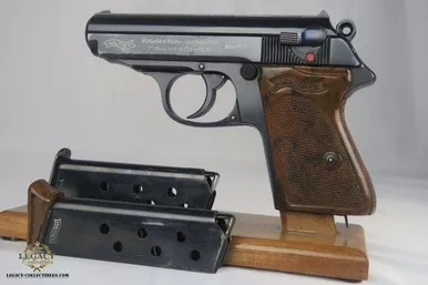 SOLD - Excellent SS Contract K Under Walther PPK -Matching Magazines