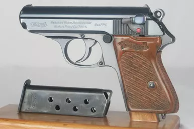 SOLD - Excellent SS Walther PPK - Matching Magazine - Variation 4
