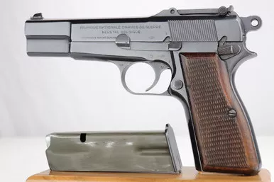 SOLD - Exceptional Nazi FN Browning Hi Power - Tangent Sight