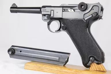 SOLD - Fantastic Black Widow Mauser Luger - 1941