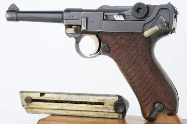 SOLD - Interesting DWM/Simpson P.08 Luger - 1920 mfg