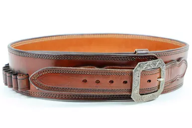 SOLD - John Bianchi's Frontier Leather Gun Belt