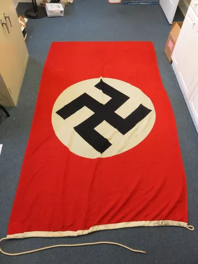 SOLD - Large Kriegsmarine Navy Banner Flag