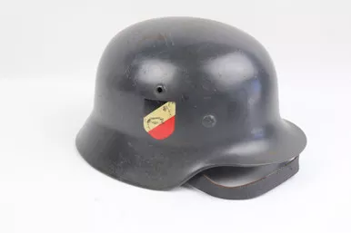 SOLD - Luftwaffe Model 1935 Double Decal Helmet