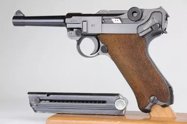 SOLD - Mint 1937 Mauser Luger - Matching Magazine