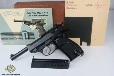 SOLD - Mint ANIB High-Polish Walther P.38 - 1968