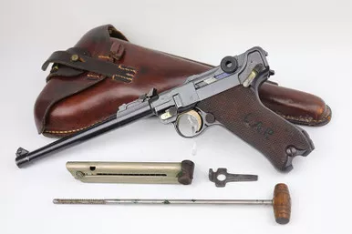 SOLD - Minty 1916 DWM Artillery Luger Rig