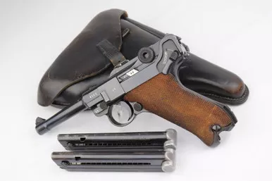 SOLD - Minty 1938 Mauser Luger Rig (4166k - 08954)