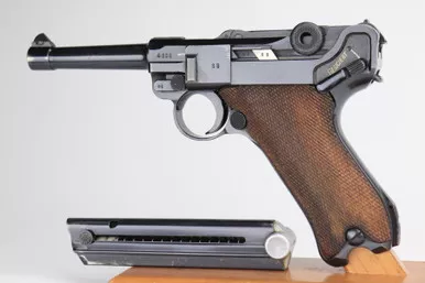 SOLD - Minty 1938 Nazi Mauser Luger - Matching Magazine