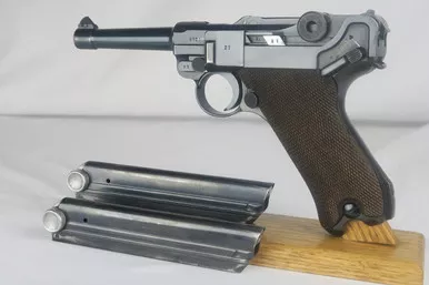 SOLD - Minty 2nd Var 1937 Mauser Luger - Two Matching Magazines