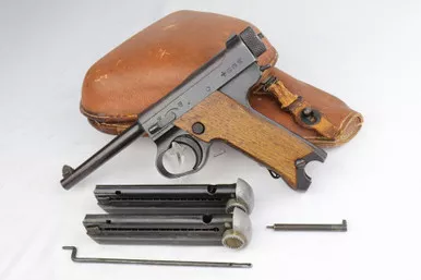 SOLD - Minty Type 14 Nambu Rig - Two Matching Magazines (64877 - 09186)