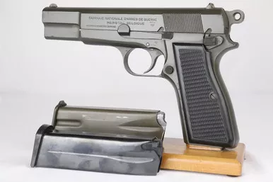 SOLD - Nazi Browning High Power (53673a - 07887)