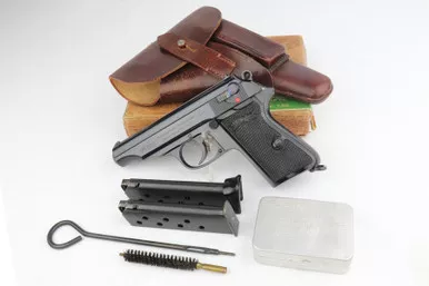 SOLD - Nazi Era Walther PP Rig - Matching Box