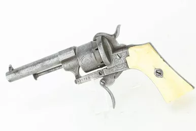 SOLD - Nice, Engraved Lefaucheux Pinfire Revolver