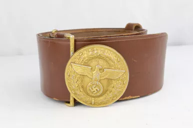 SOLD - Party Leader Belt & Buckle - WWII