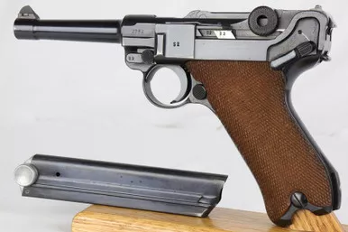 SOLD - Police Mauser Luger - Matching Magazine