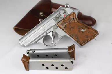 SOLD - Rare, Early Verchromt Walther PPK rig