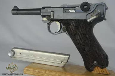 SOLD - Rare K Date Mauser Luger - Matching Magazine