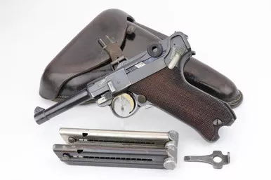 SOLD - Rare Nazi Mauser Luger Rig - K Date