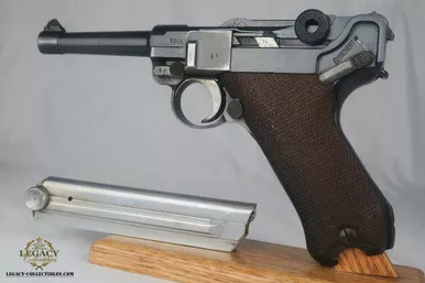 SOLD - RARE Police G Date, Mauser Luger - Matching Magazine