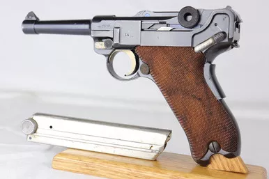 SOLD - RAREMauser 1906/34 Portuguese Luger - Matching Magazine