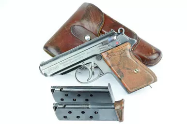SOLD - Scarce, Early Railway Walther PPK Rig - Two Matching Magazines