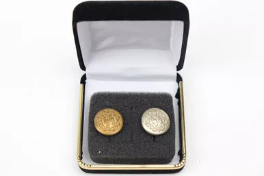 SOLD - SS Cufflinks - Salesman Samples