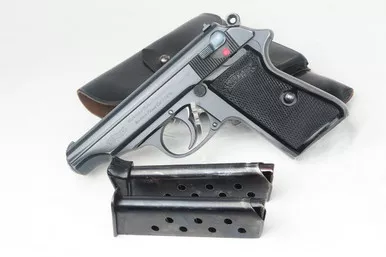 SOLD - SS Walther PP rig - Matching Magazine