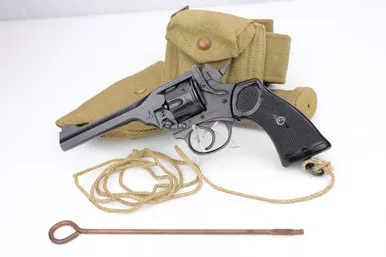 SOLD - Terrific Webley Mark IV Rig - 1943