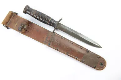 SOLD - US M3 PAL Blade Dated Fighting Knife & M6 Scabbard