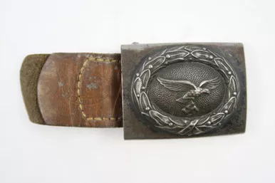 SOLD - Wartime Luftwaffe Belt Buckle & Tab