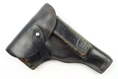 SOLD - WW2 Black Painted Radom Holster