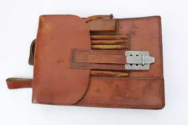 SOLD - WW2 German Documents / Map Pouch (090619-13)